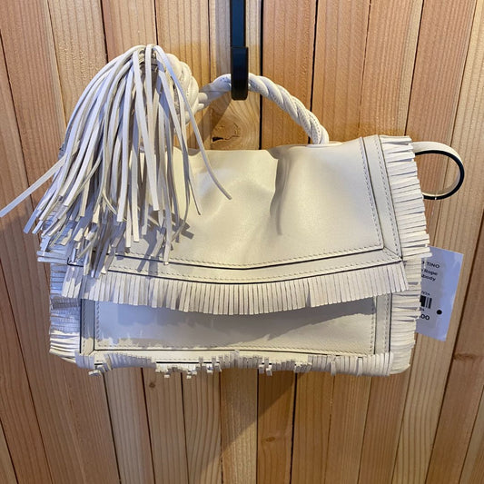 Valentino Rope Crossbody, White