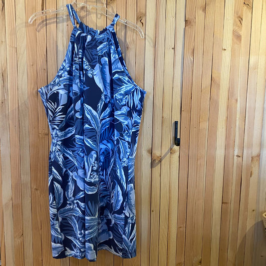 Tommy Bahama Halter Dress, Blue, XL