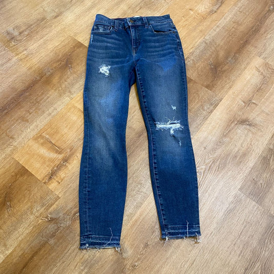 Level 99 Distressed Skinny, Wild Blue, 28/6