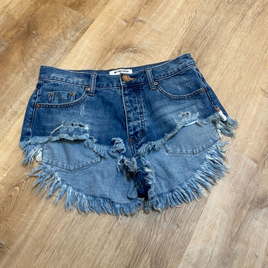 One Teaspoon Denim Cutoffs, Med, 22/XXS